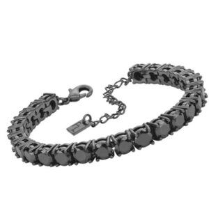 Park Lane “Jet” Mini Impression Tennis Bracelet! Color Crush